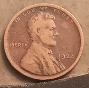 1920-P Obverse Stock Photo