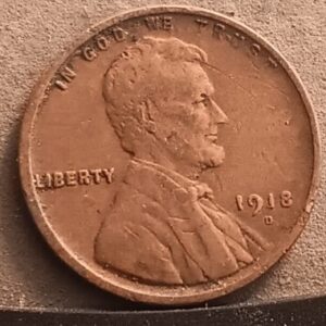 1918-D Obverse Stock Photo