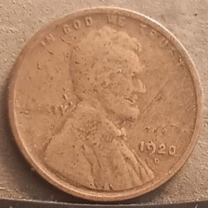 1920-D Obverse Stock Photo