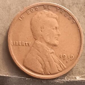 1919-D Obverse Stock Photo