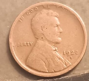 1920-S Obverse Stock Photo