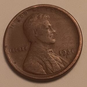 1921-P Obverse Stock Photo