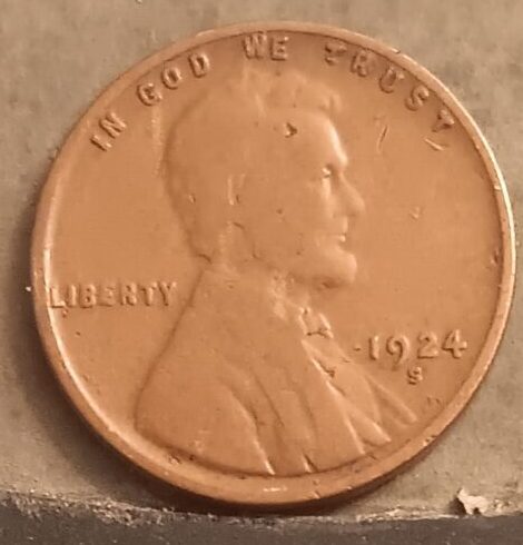 1924-S Obverse Stock Photo