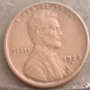 1928-D Obverse Stock Photo