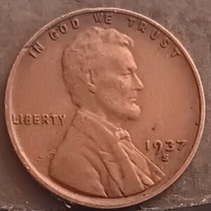 1937-S Lincoln Wheat Penny