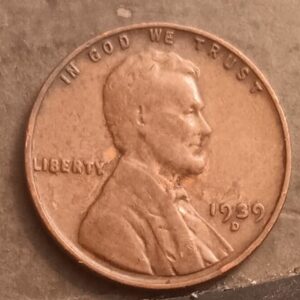 1939-D Lincoln Wheat Penny