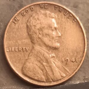 1941-P Lincoln Wheat Penny