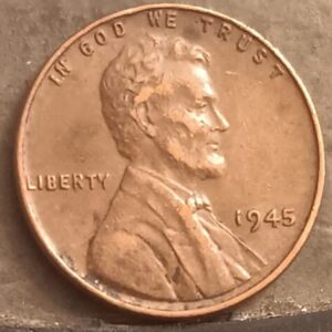 1945-P Lincoln Wheat Penny