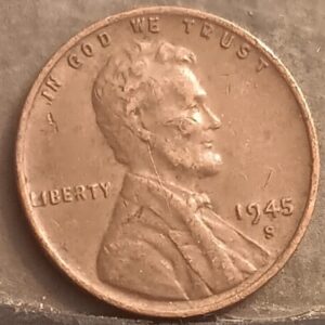 1945-S Lincoln Wheat Penny