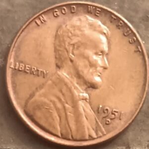 1951-D Lincoln Wheat Penny