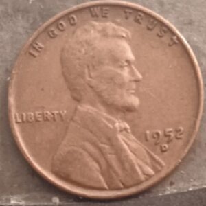 1952-D Lincoln Wheat Penny