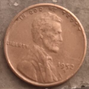 1952-S Lincoln Wheat Penny