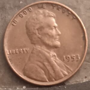 1953-P Lincoln Wheat Penny