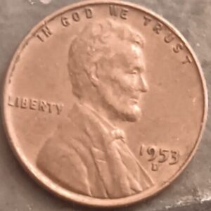 1953-D Lincoln Wheat Penny
