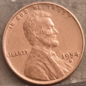 1954-D Lincoln Wheat Penny