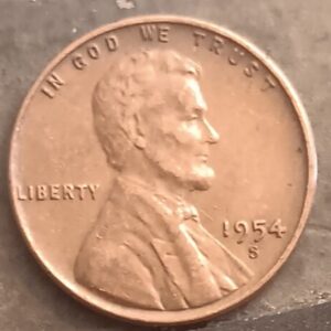 1954-S Lincoln Wheat Penny