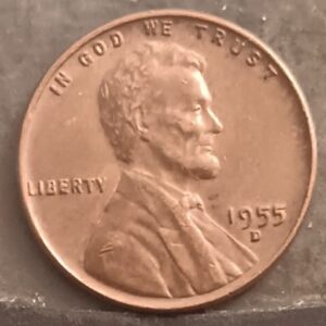 1955-D Lincoln Wheat Penny