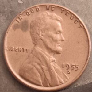 1955-S Lincoln Wheat Penny