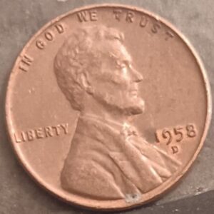 1958-D Lincoln Wheat Penny