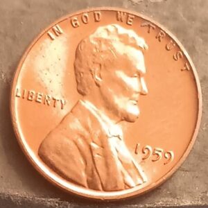 1959-P Lincoln Memorial Penny Better Grade